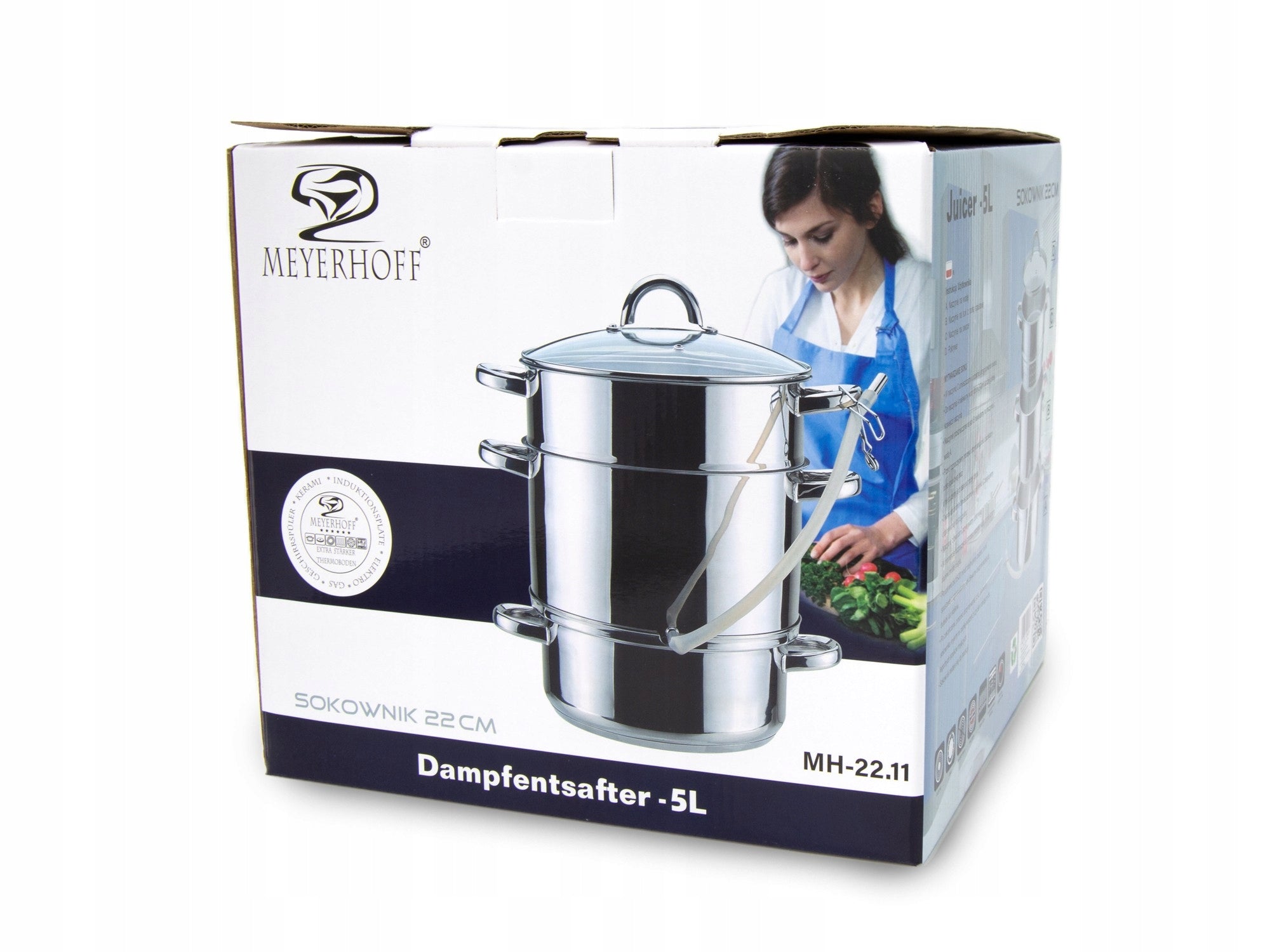 JUICER FIXED STAINLESS STEAMER INDUCTION GAS 5L Brand no brand