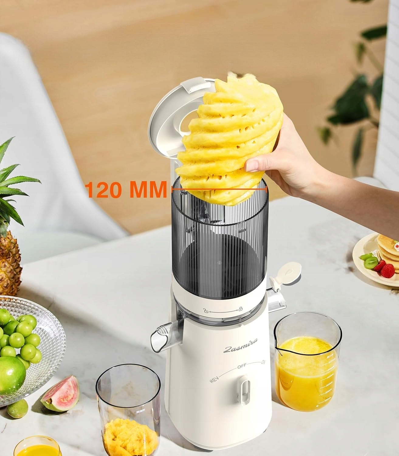 JUICER FOR FRUIT AND VEGETABLES ZASMIRA 120T M3030 Manufacturer code G120T