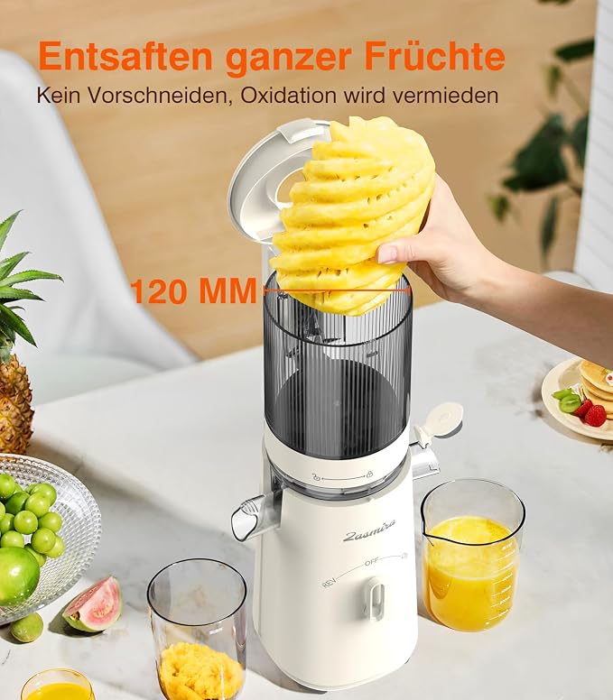 JUICER FOR FRUIT AND VEGETABLES ZASMIRA 120T Manufacturer code G120T