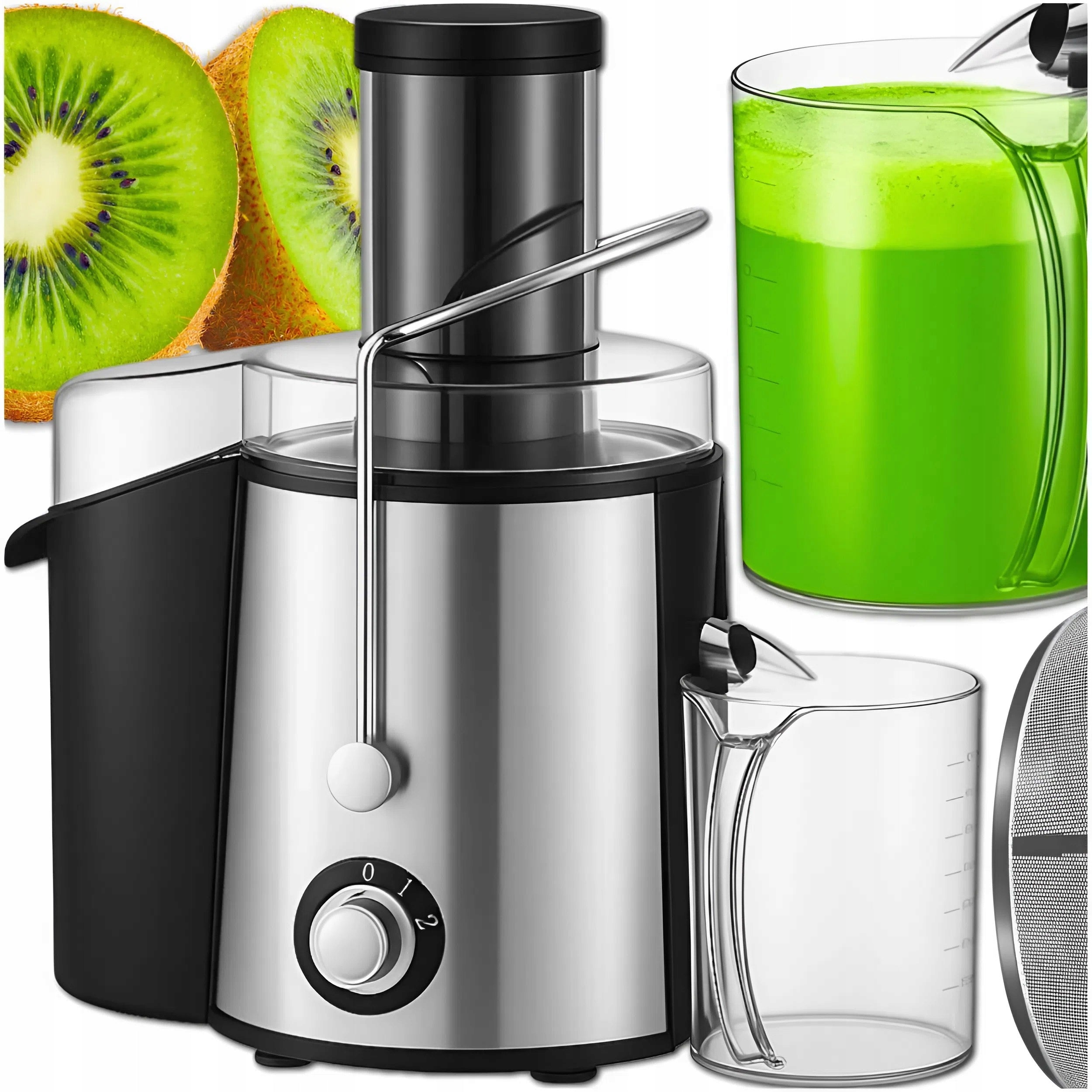 JUICER HIGH SPEED JUICE CONTAINER 800W Manufacturer code SOKOWIRÓWKA WYCISKARKA 800W MEMFLOW