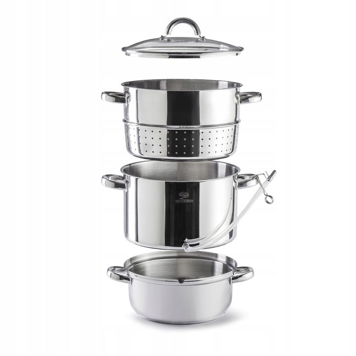 JUICER INDUCTION steamer induction gas MEYERHOFF 8L STAINLESS STEEL Brand no brand