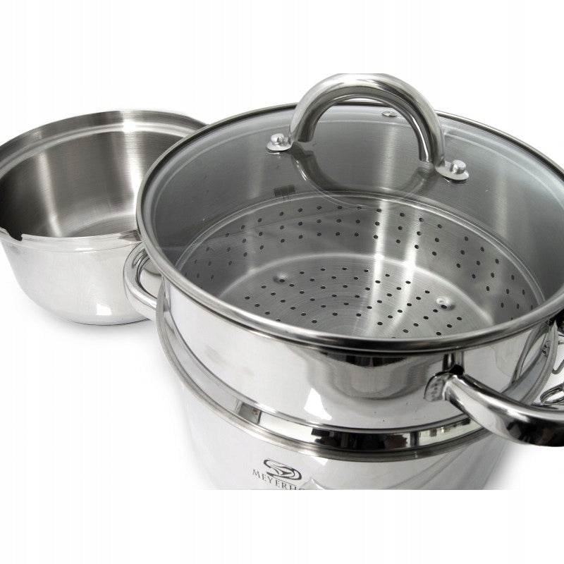 JUICER JUICE POT STEAMER 2in1 STEEL 8L MEYERHOFF Manufacturer code 32000912