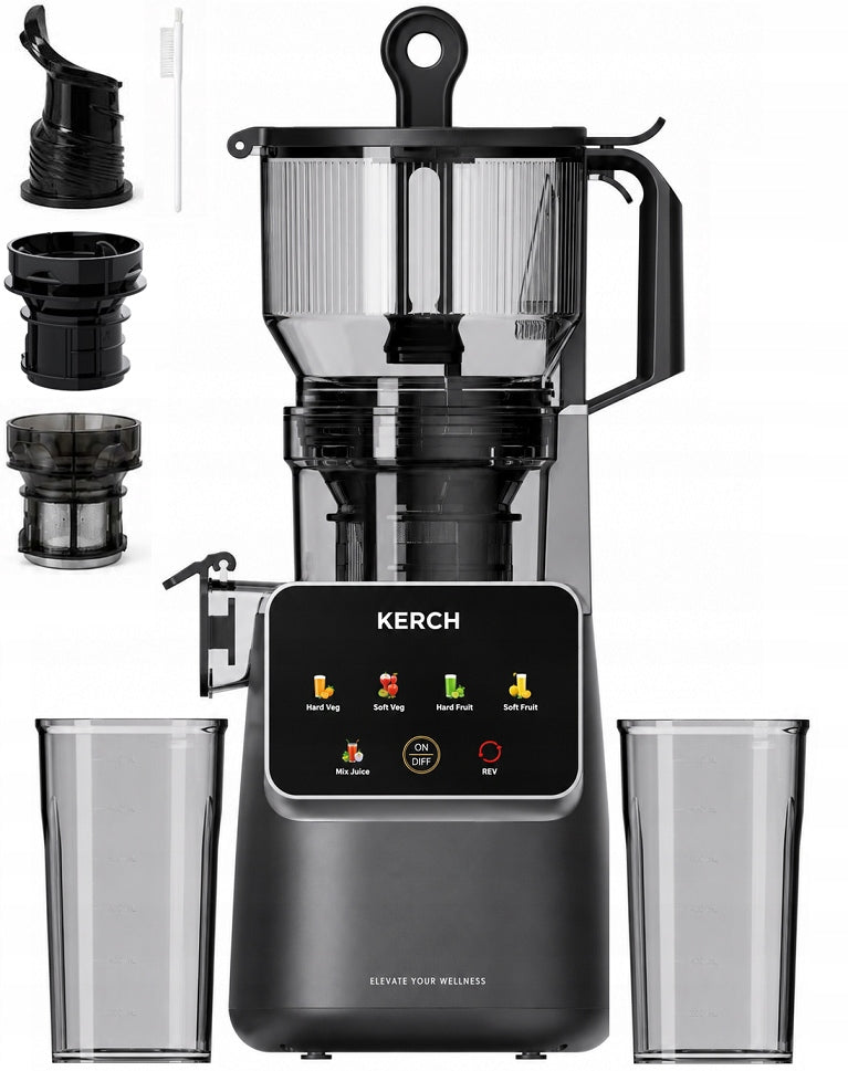 JUICER SLOW JUICE FRUIT VEGETABLES KERCH GENIUS 1000W