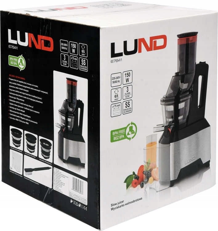 JUICER SLOW JUICER BLACK 150W 67841 Manufacturer code 67841