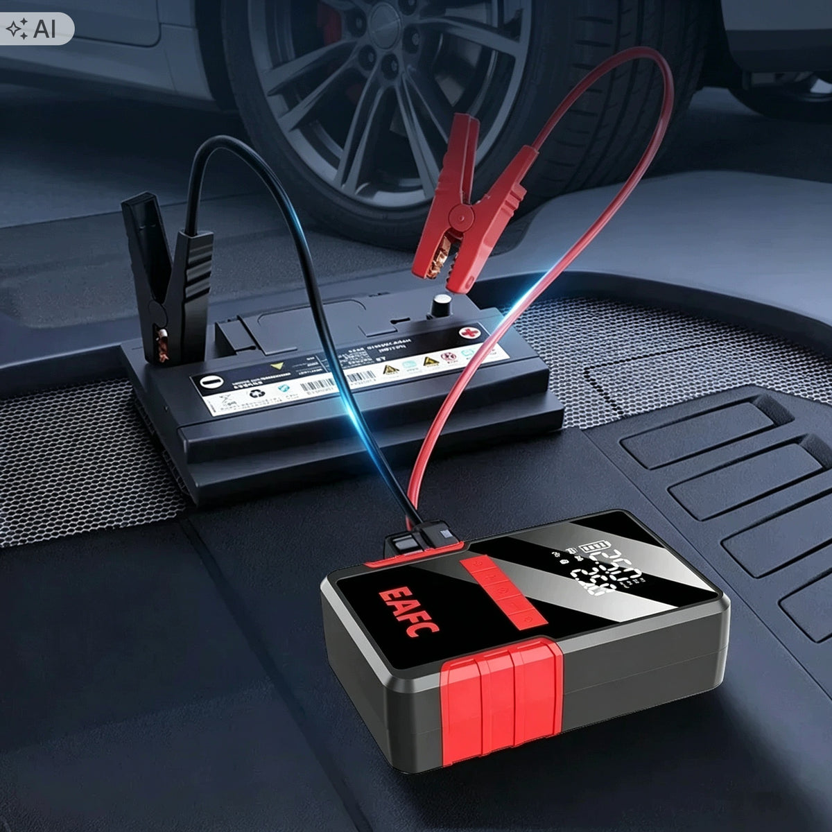 JUMP STARTER BOOSTER 2000A 12V KOMPRESOR 150PSI POWERBANK LATARKA Manufacturer code JC15 Emergency Starter Power Supply