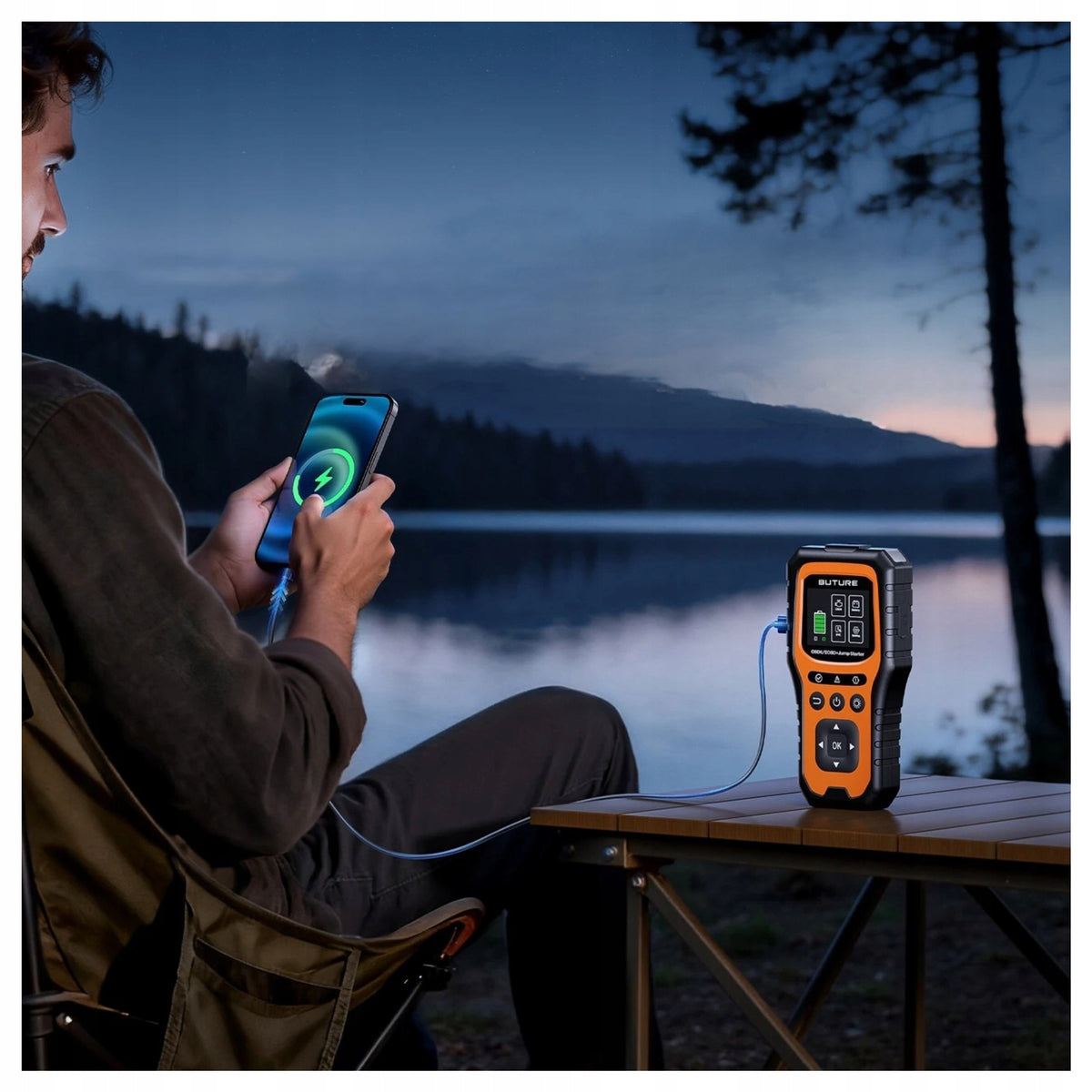 JUMP STARTER BOOSTER BATTERY TESTER SAKNER OBD2 Manufacturer code BOOSTER ROZRUCHOWY JUMP STARTER POWERBANK 12V