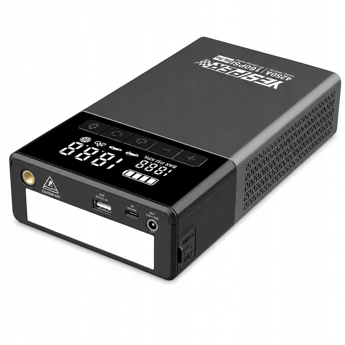 JUMP STARTER DEVICE POWERBANK 24000mAh 12V 4250A COMPRESSOR Brand FUMO