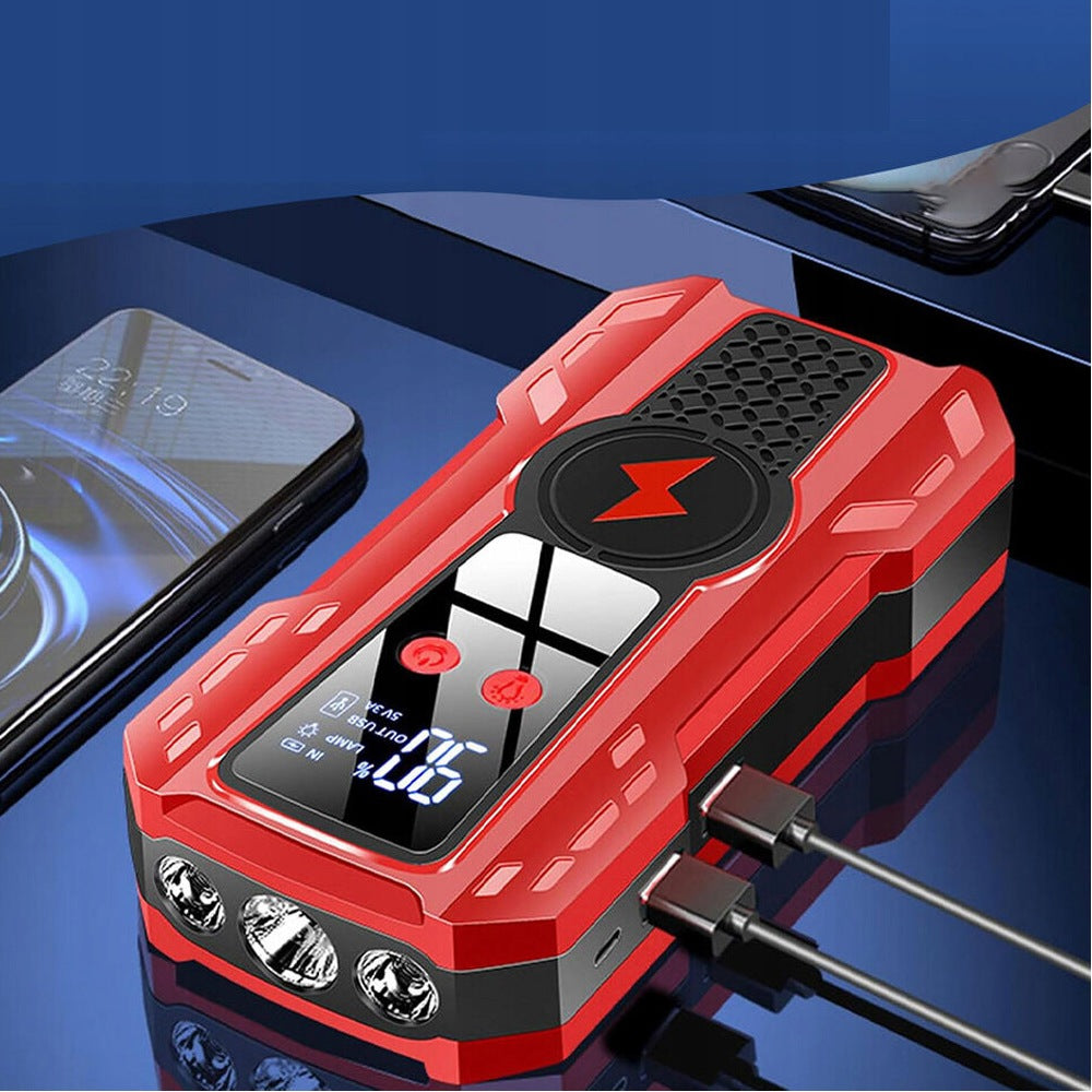 JUMP STARTER POWERBANK BOOSTER KLEMY FLASHLIGHT LCD Brand Baseus