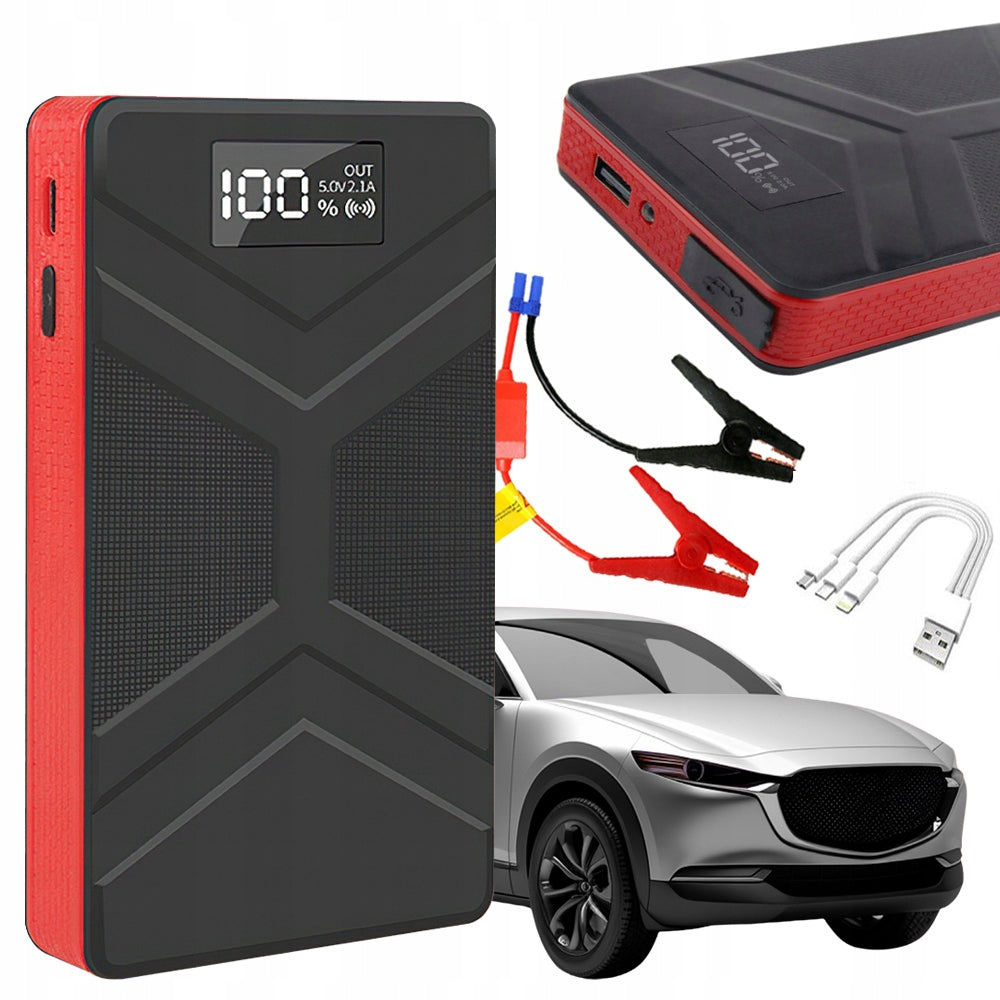 JUMP STARTER POWERFUL START BOOSTER POWERBANK FLASHLIGHT SET 30000mAh 15V