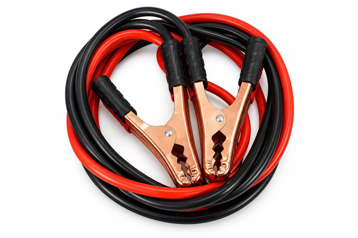 JUMPER CABLES 1500A 3,3 M THICK SOLID COPPER FOR PETROL DIESEL Packaging status original