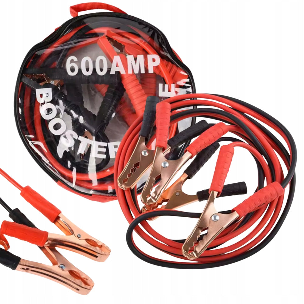 JUMPER CABLES 4 METERS 600A LONG SOLID THICK CROCODILE CLAMPS FOR CAR EAN (GTIN) 5904238720165