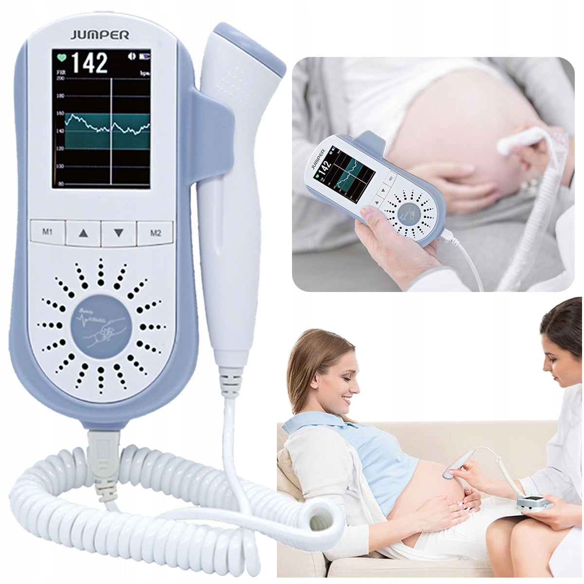 JUMPER JPD-100E2 Fetal Heart Rate Detector Medical Head 2,5 MHz