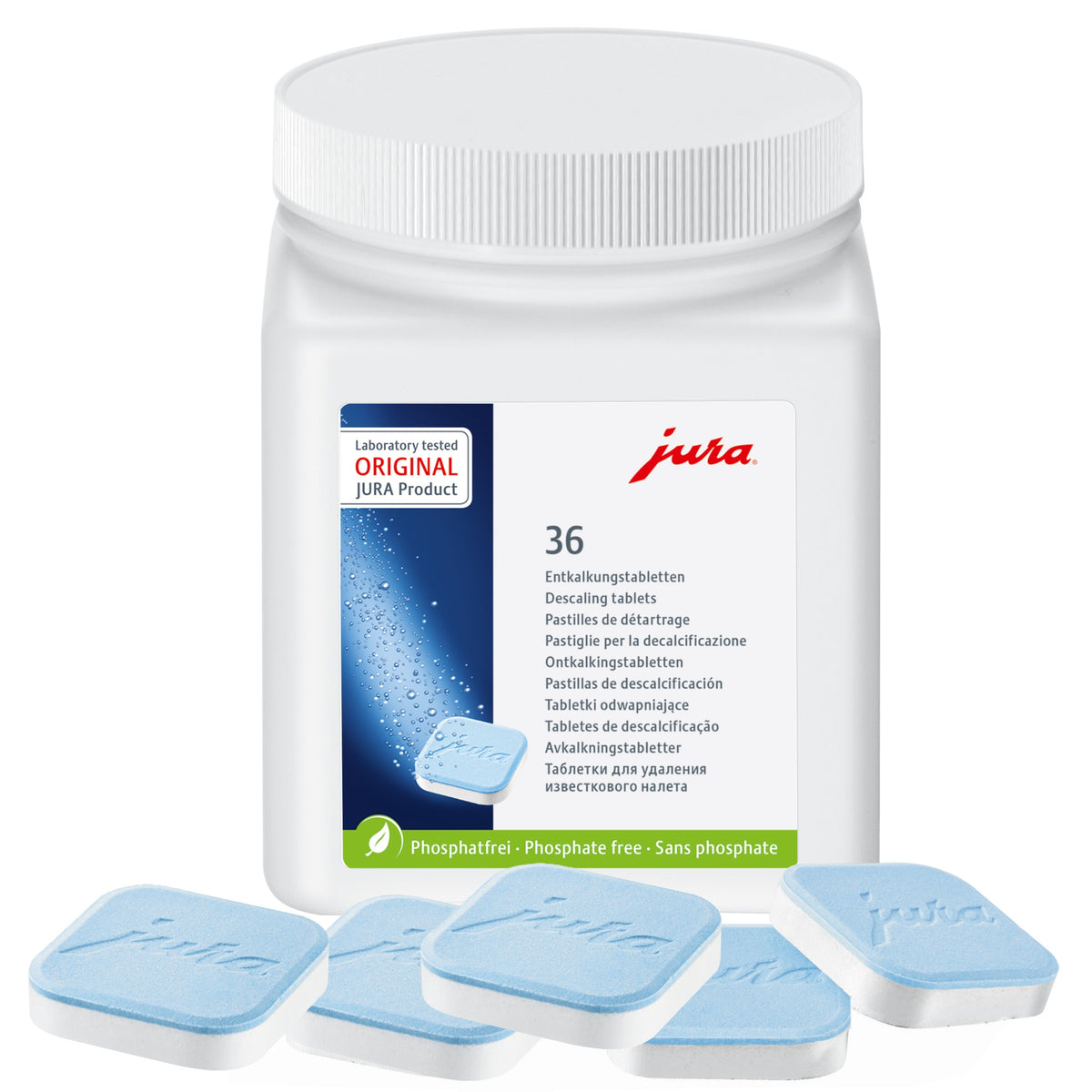 JURA Descaling tablets express 36 pcs ORIGINAL descaler