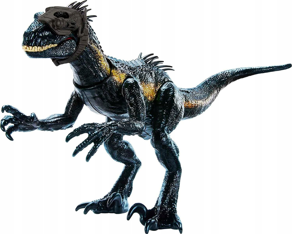 JURASSIC WORLD DINO TRACKERS DINOSAUR Indoraptor 38cm with sound light Brand Mattel