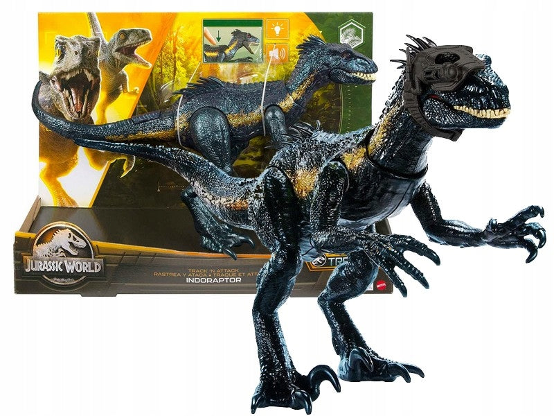 JURASSIC WORLD DINO TRACKERS DINOSAUR Indoraptor 38cm with sound light
