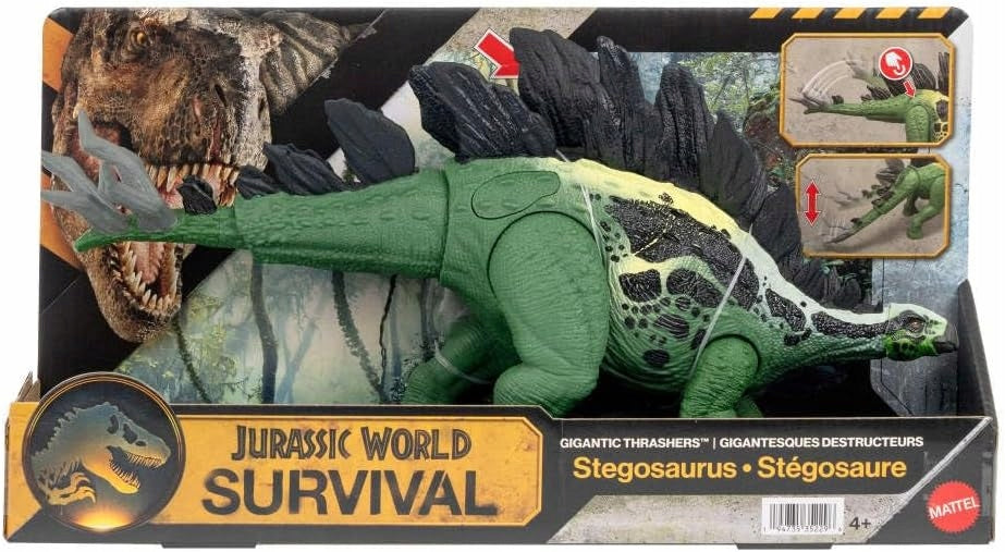 JURASSIC WORLD SURVIVAL DINOSAUR Stegosaurus large figurine 35cm JKL85 Packaging status original