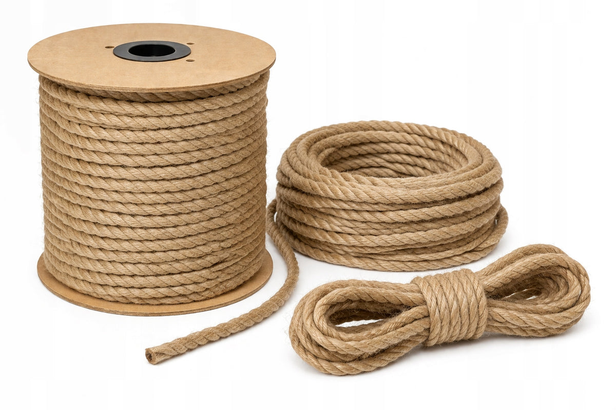 JUTE ROPE for scratching post JUTE STRING DECORATIVE ROPE 8mm - 100m