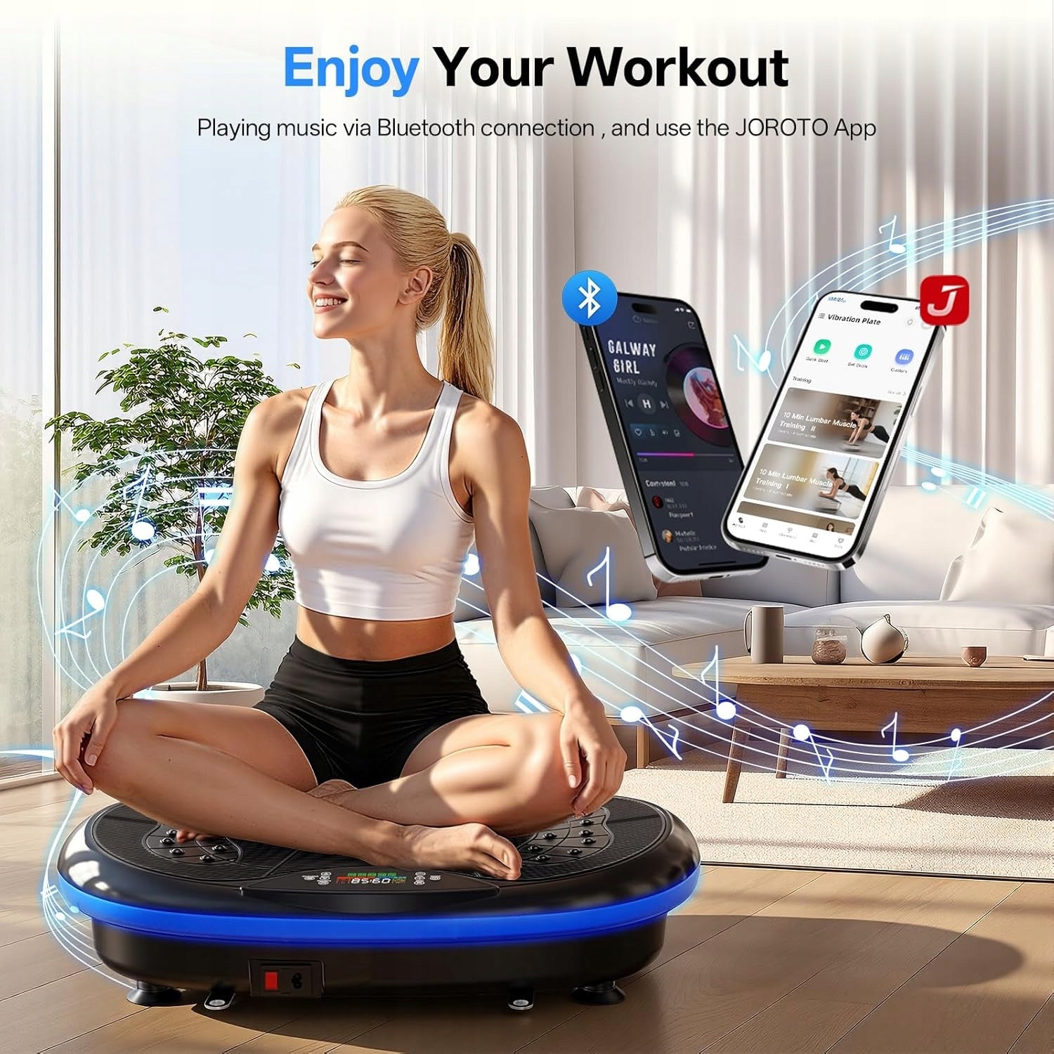 JV80 Platforma wibracyjna 4D – Zgodna z aplikacją | Głośnik Bluetooth 200kg Manufacturer code JV80EU