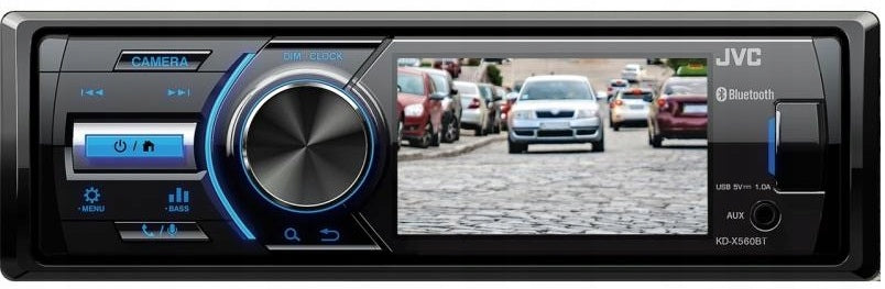 JVC KD-X560BT Car Radio 1DIN Bluetooth LCD 3'' MP3 USB MPEG1 Brand JVC