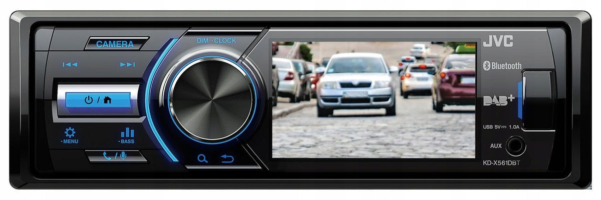 JVC KD-X561DBT Car Radio 1DIN Bluetooth MP3 USB DAB+ LCD 3''