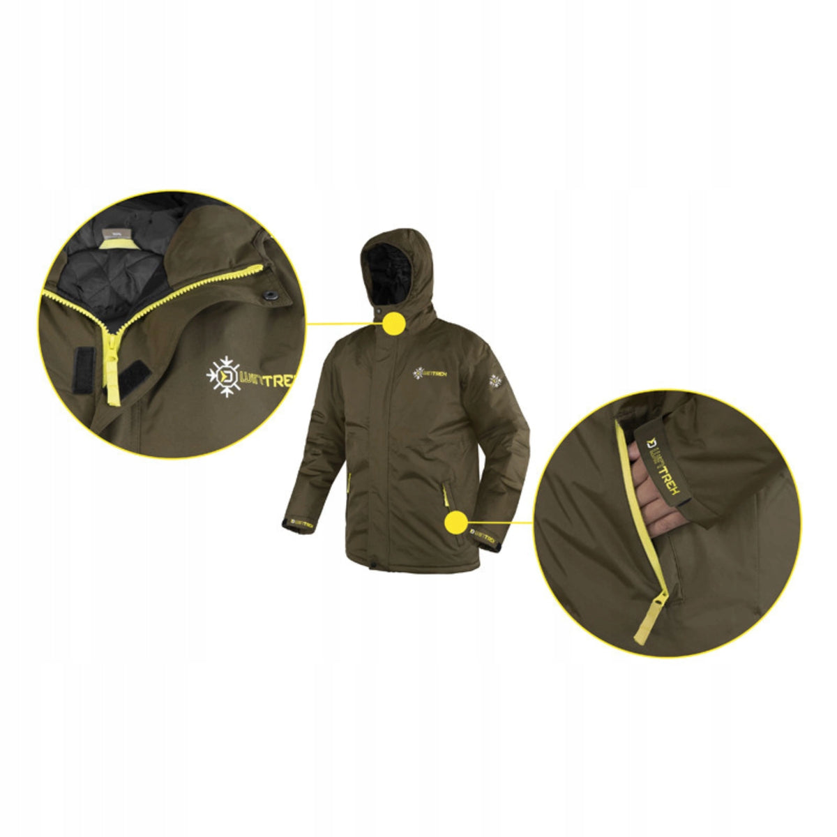 Jacket Delphin WinTREK / size XXL Color green