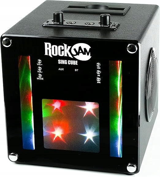 JamRock Karaoke Kit + 2 Microphones 5W Black Manufacturer code PROFESJONALNY ZESTAW DO KARAOKE GŁOŚNIK