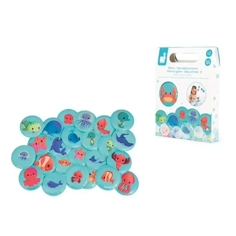 Janod Bath memory game Sea children 24 elements 2+ Janod