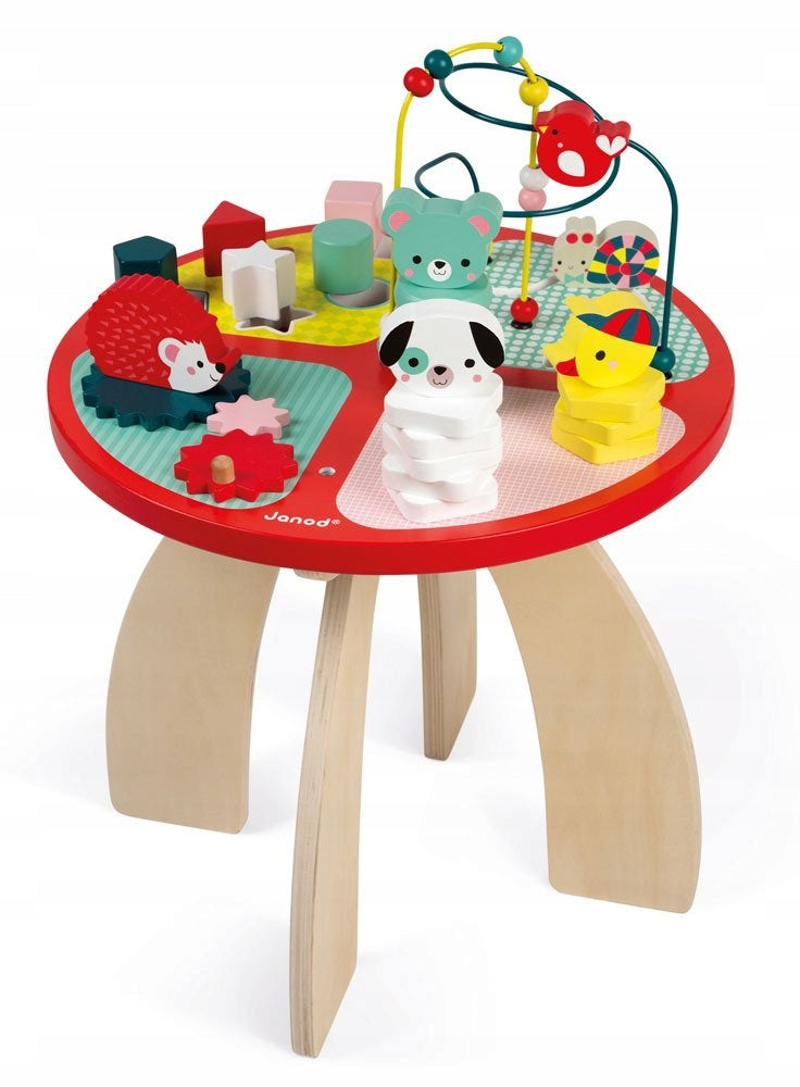 Janod Educational table large wooden Baby Forest Janod Brand Janod