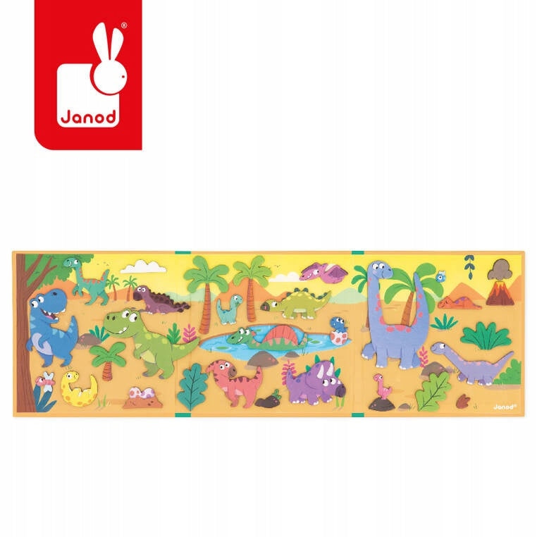 Janod Magnetic Puzzle Dinosaurs Magneti'stories 3+ Manufacturer code J05450