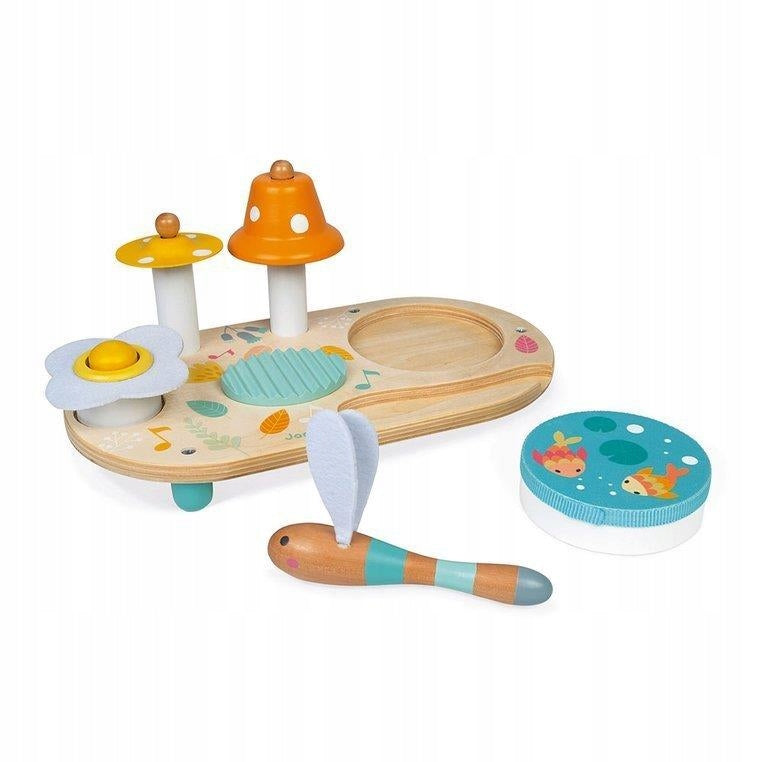 Janod Wooden music mini-table Pure Janod Kind instrument set