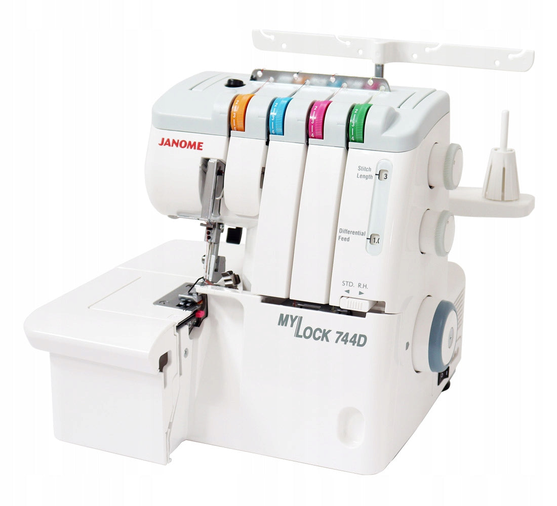 Janome 744D overlock 4 thread with mere - rolling + sewing courses Manufacturer code 4933621703448