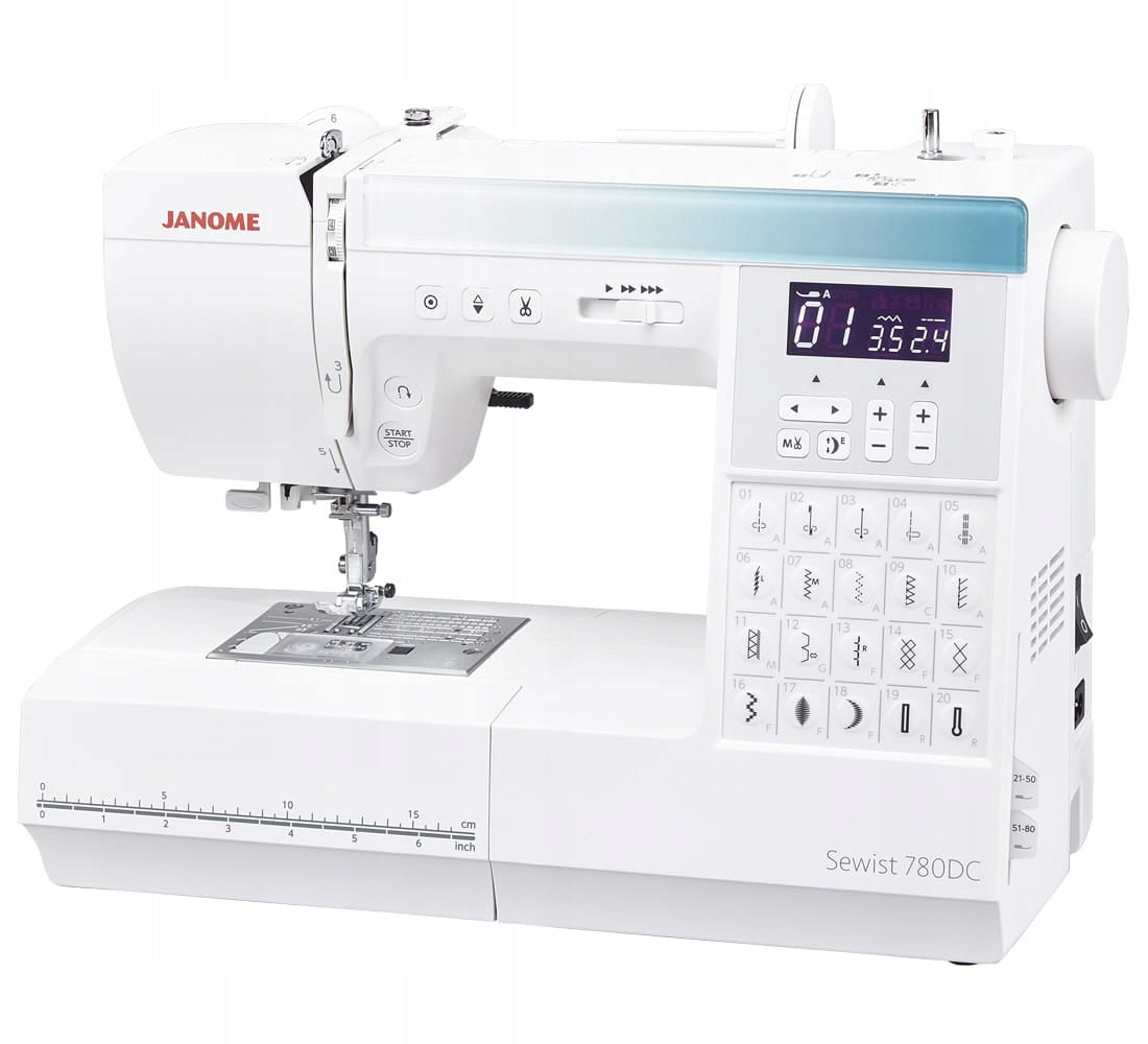 Janome 780DC computer sewing machine 80 stitches Packaging status original