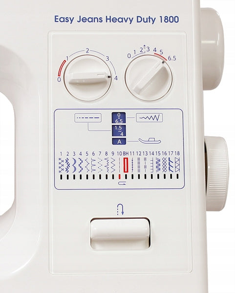 Janome HD1800 Easy Jeans reinforced sewing machine + FREEBIES + Courses Model Easy Jeans 1800 HD