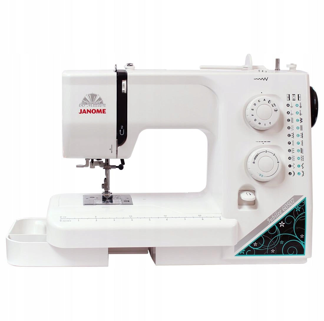Janome JUBILEE 60507 home strong sewing machine 19 stitches Hook rotating