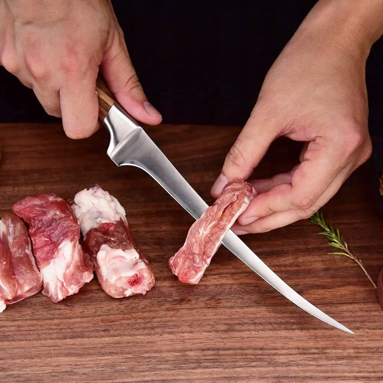Japanese Filleting Knife Steel For Meat 18,3cm Hard-er Packaging status original
