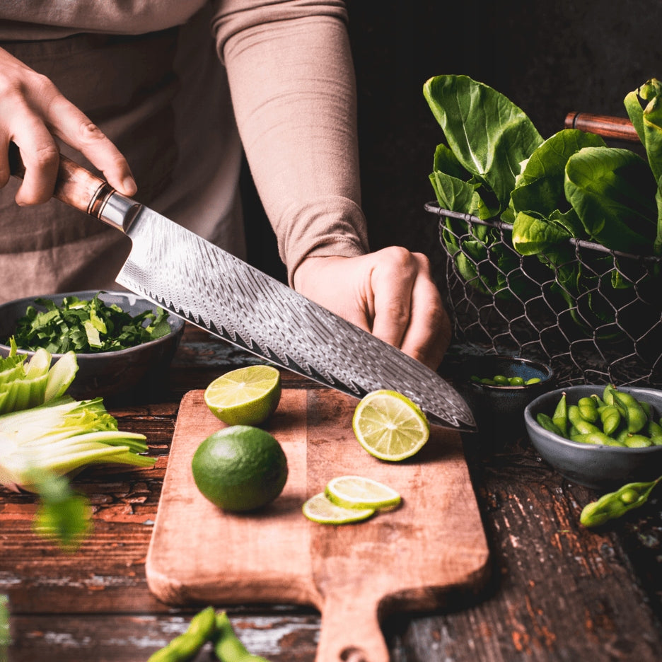 Japanese Steel AUS10 Professional Chef Knife Damascus Steel Koufuku Manufacturer code 5905601227007