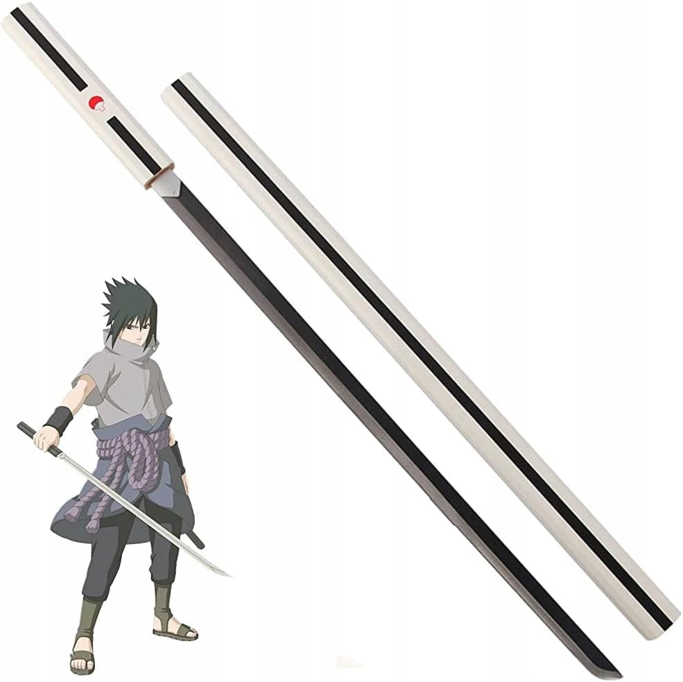 Japanese Sword Katana 99cm Naruto Uchiha Sasuke Nichirin Anime Cosplay 2
