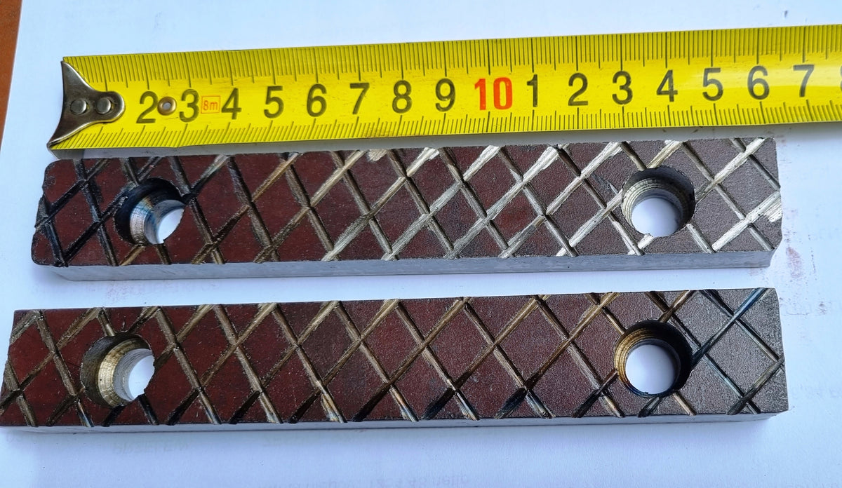 Jaws new for vise manual hardened cladding 160x25x14