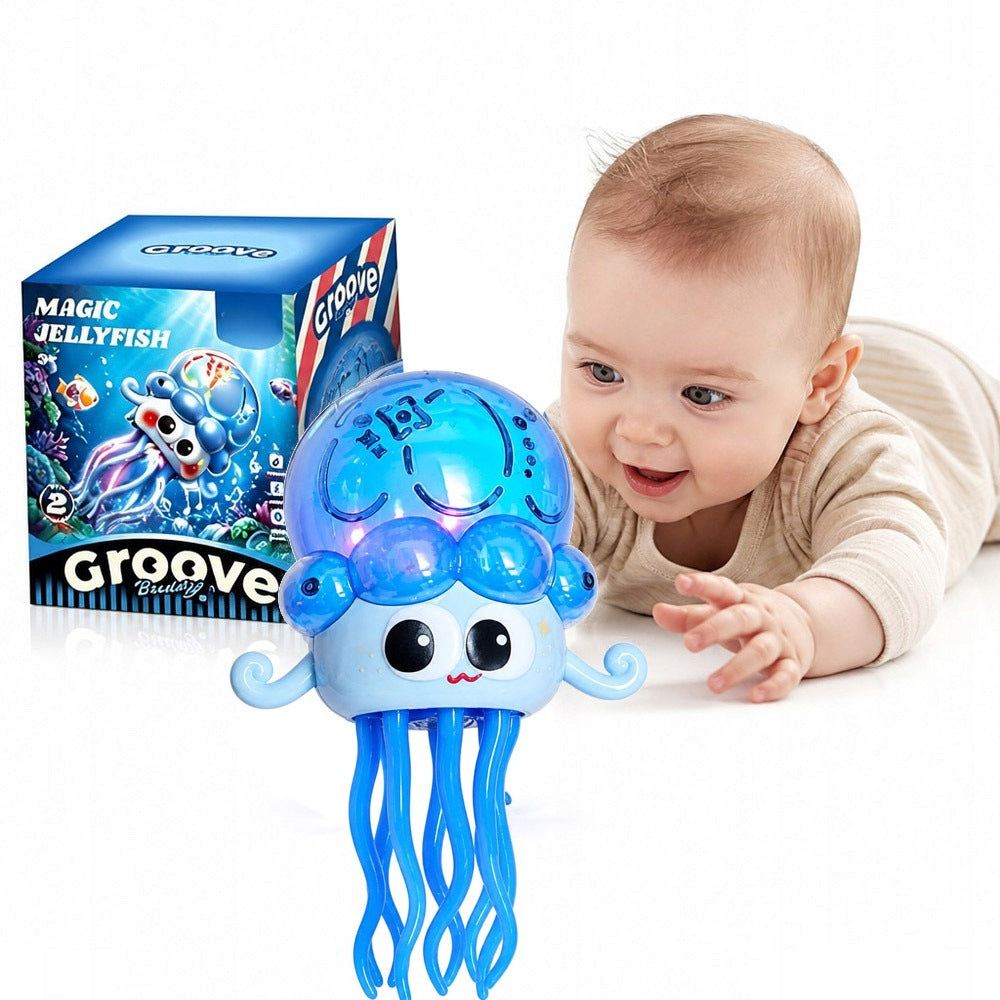 Jellyfish Interactive Riding Light Sound Baby Toy From 6m