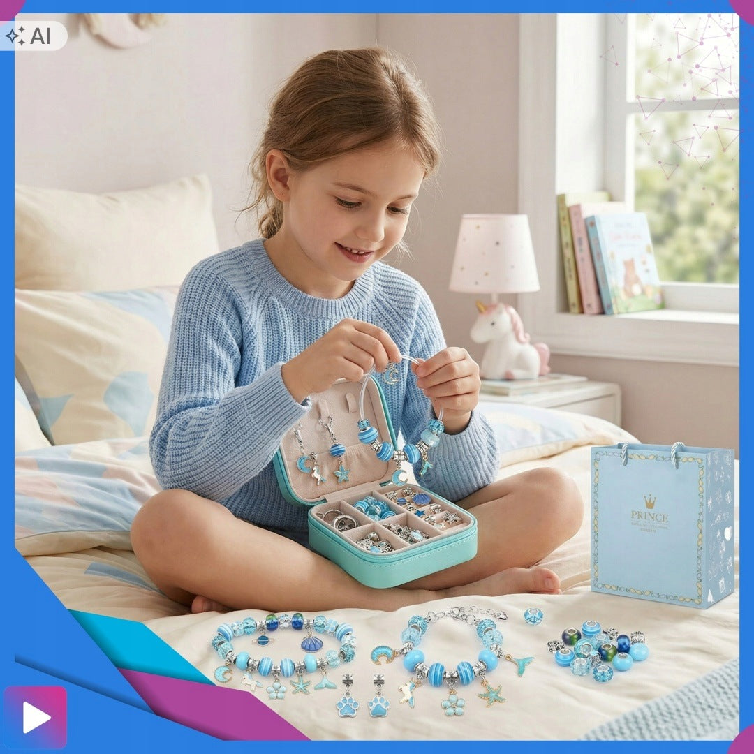 Jewelry Making Set Necklaces Beads for Bracelets Box Manufacturer code ASATO-DIY-JEWELRY01