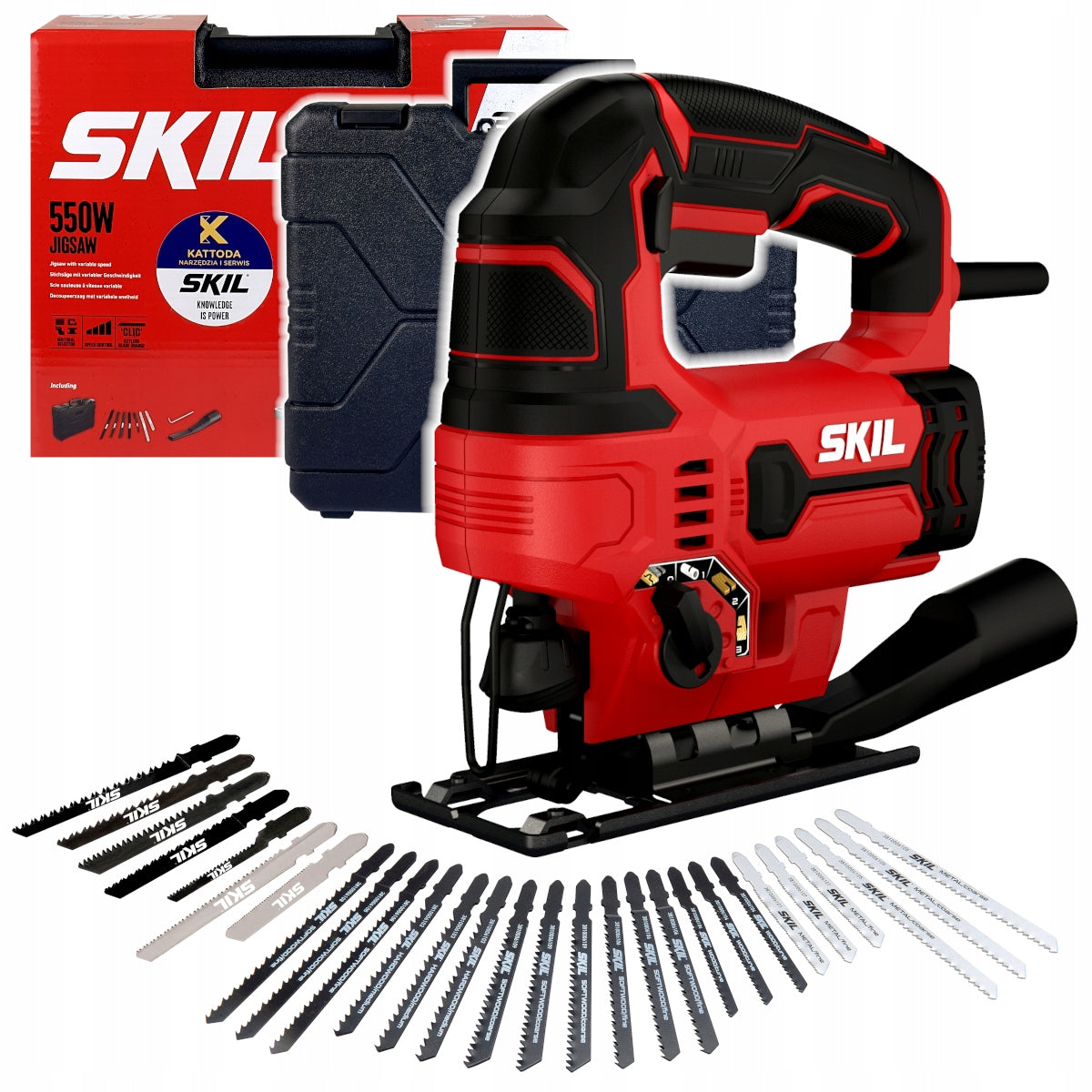 Jigsaw Skil 4530 GB 550W 28 Saw Blades Suitcase