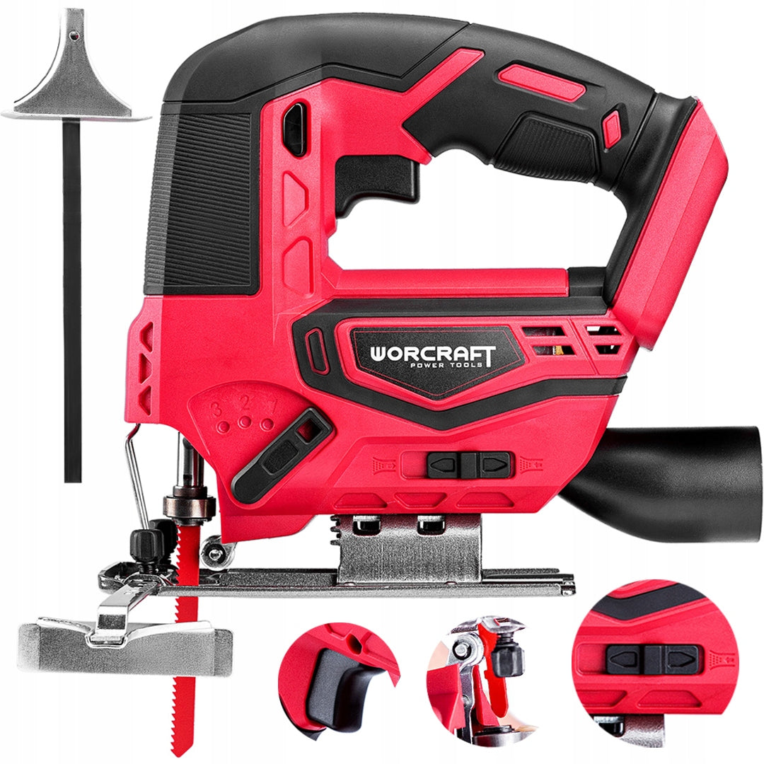 Jigsaw Worcraft CORDLESS 20V T-handle + GUIDE