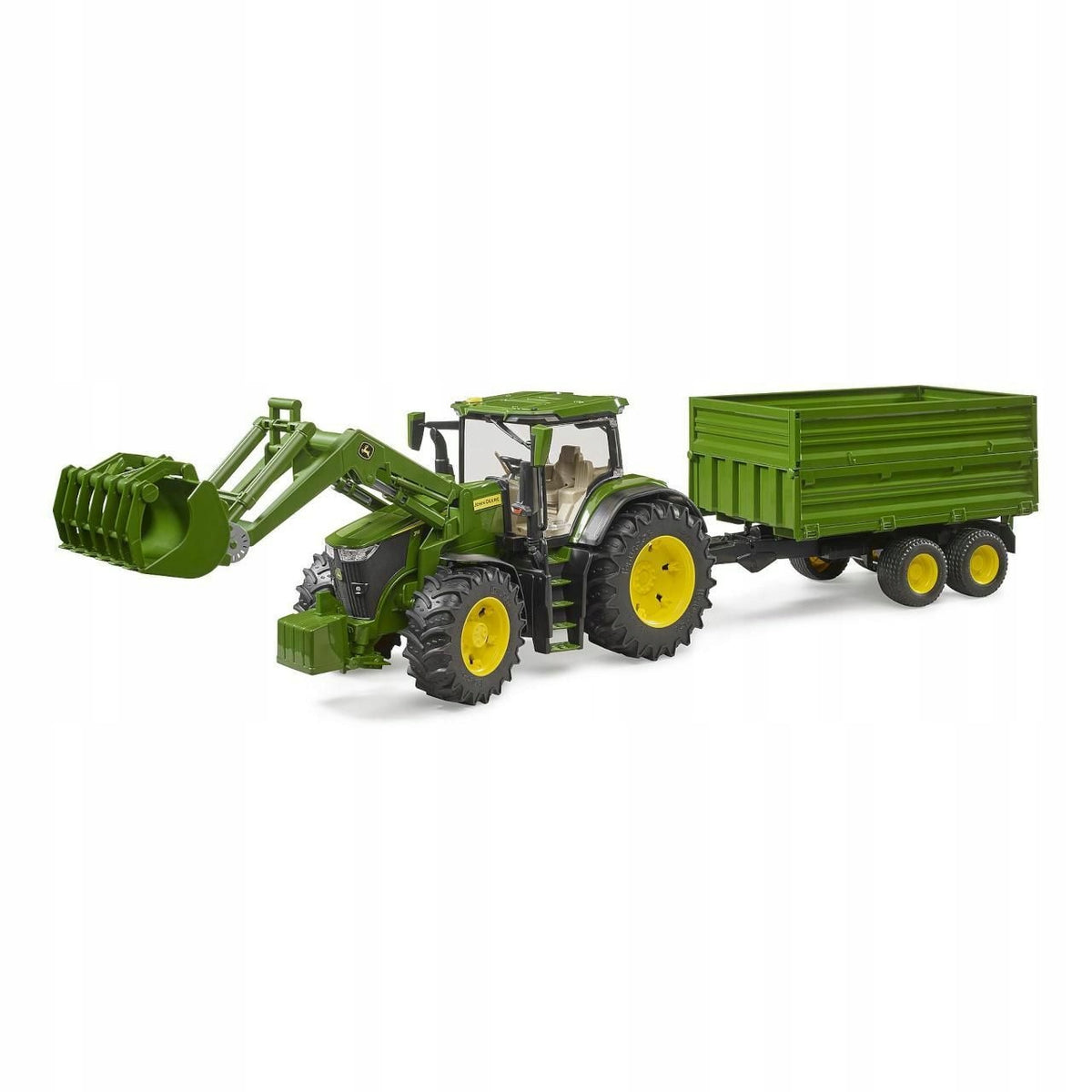 John Deere 7R 350 Bruder 03155 tractor with charger