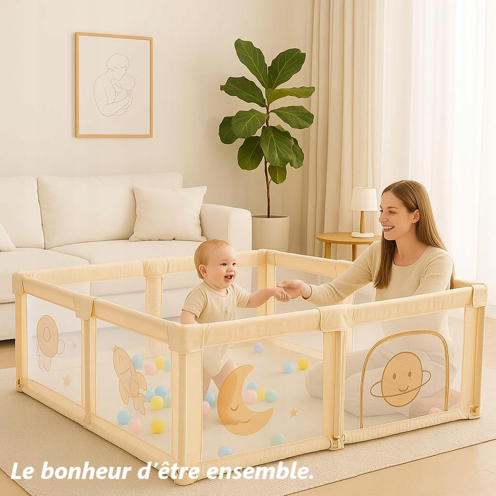 Joyeuse Planet – folding playpen with mat Oxford fabric Manufacturer code Planeta Joyeuse