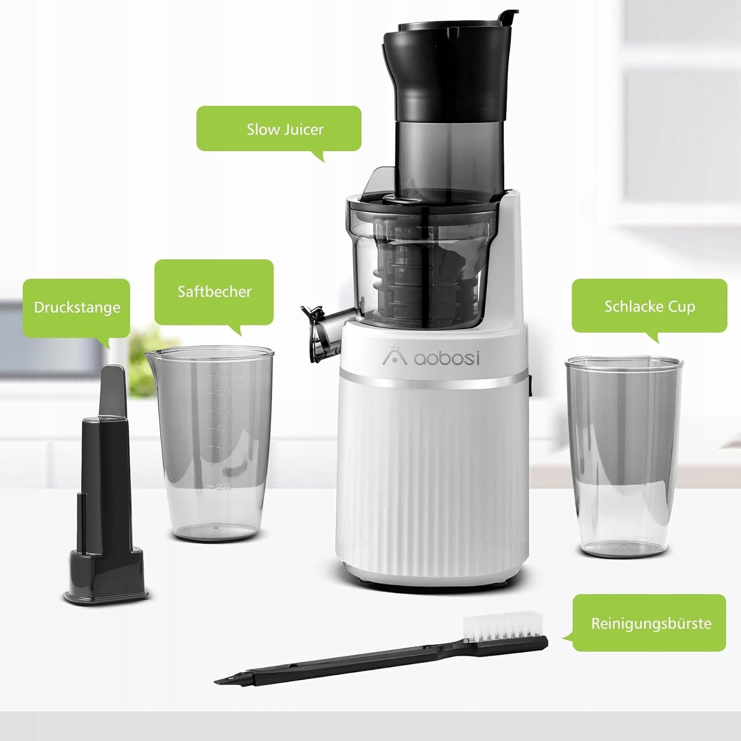 Juicer Aaobosi SJ-022-WT white 200 W
