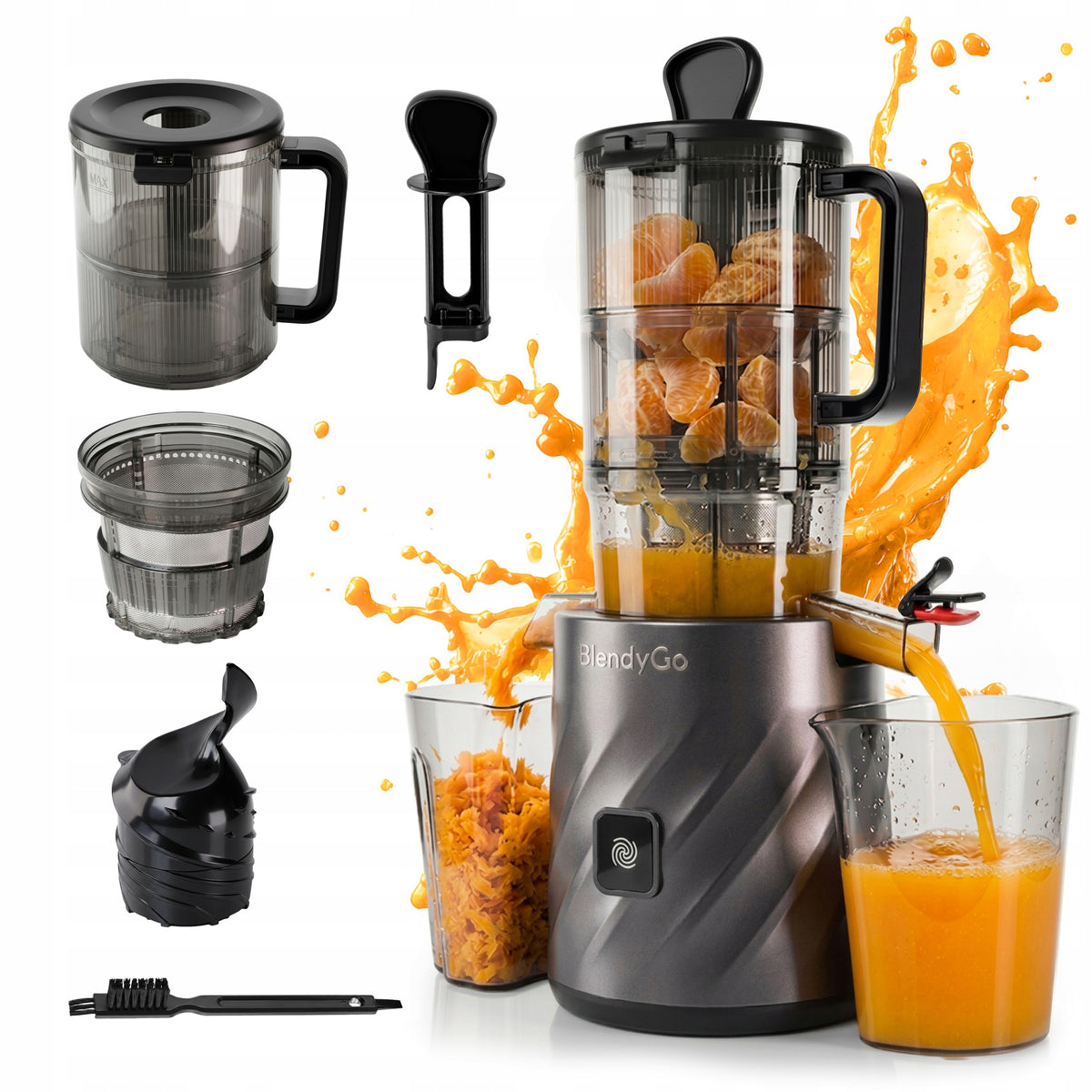 Juicer BlendyGo JUICE 350W 50 rpm Large Hole