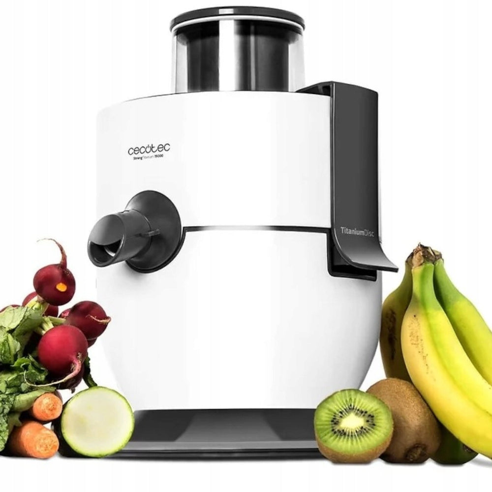 Juicer Cecotec StrongTitanium 19000 White 650W 19000 rpm Packaging status original