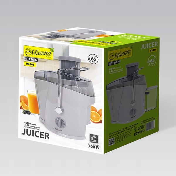 Juicer Maestro MR-801 700W grey Manufacturer code MR-801