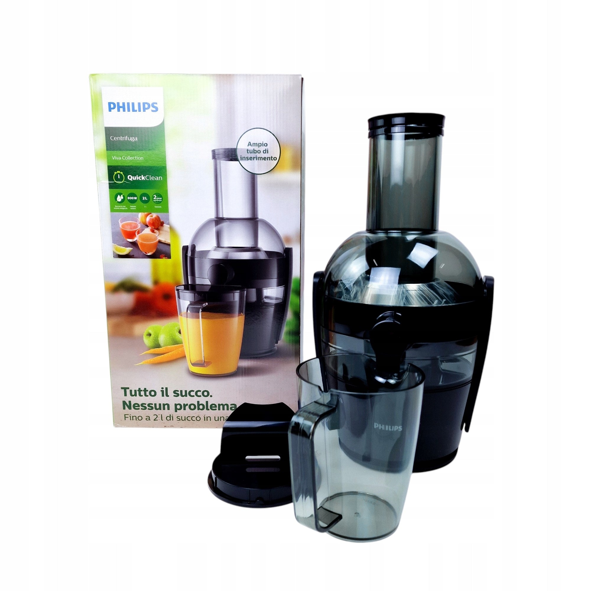 Juicer PHILIPS HR1856/70 800W 2L Large Hole QuickClean