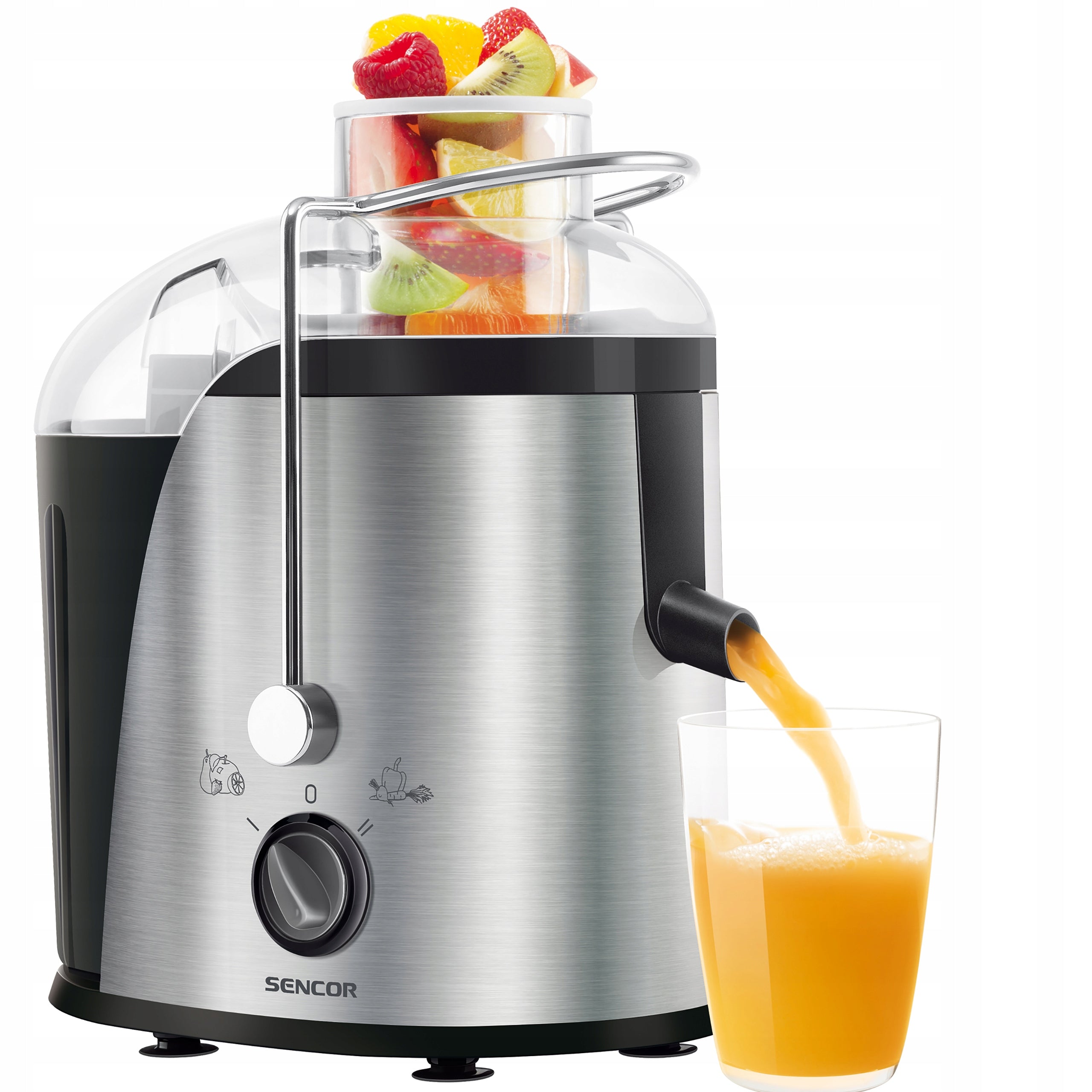 Juicer Sencor SJE 741SS silver/grey 400 W
